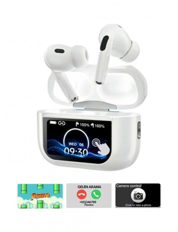  Ekranlı Bluetooth Kulaklık 