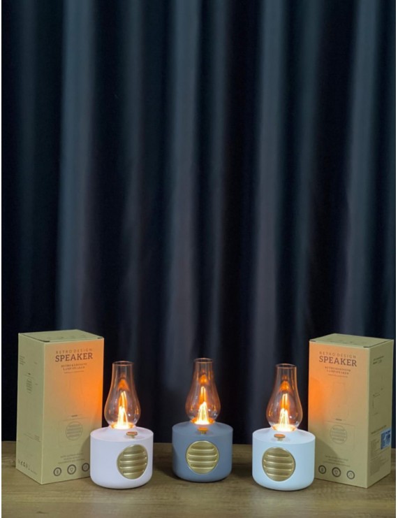  Bluetooth Hoparlör Başucu Lambası