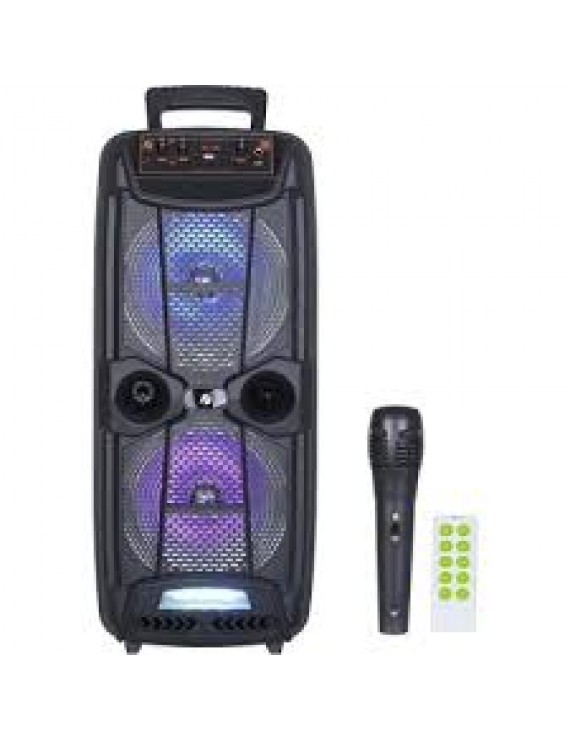 KTS-1743 Mikrofonlu Rgb Ledli Bluetooth Hoparlör Usb-Tf-Fm Radyo